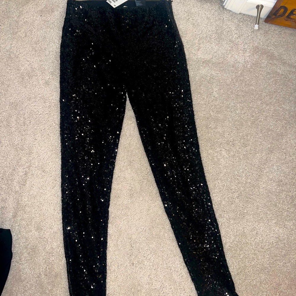 H&M Sequin pants